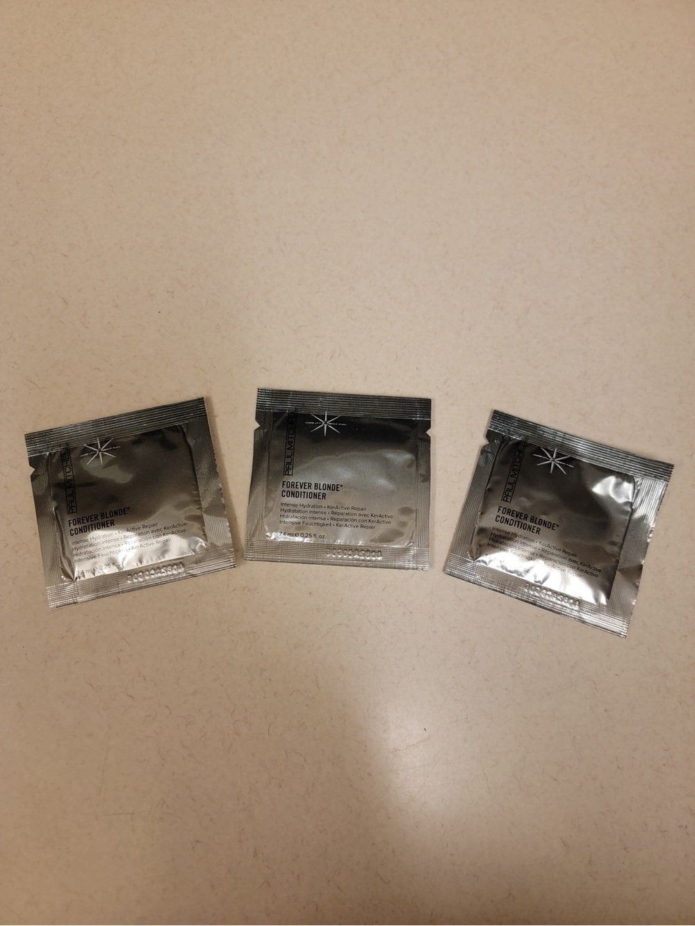 Paul Mitchell Forever Blonde Conditioner Sample Pack - Silver Sachets (3 Pack)